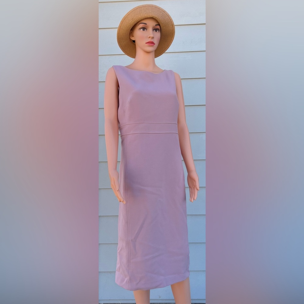 Ann Taylor Pink Halter Sheath Dress for Weddings